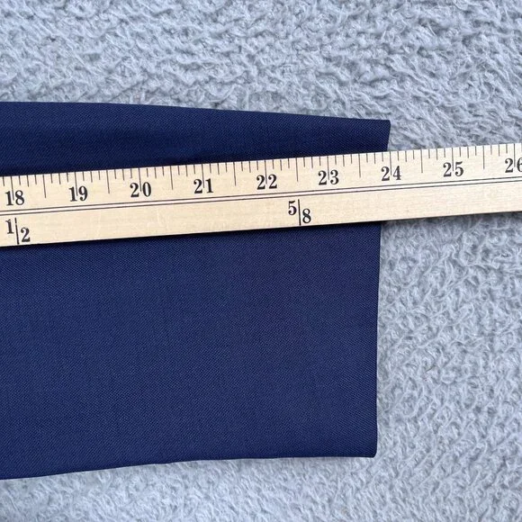 Vera Wang Black Mens Slim Fit Super 120s Blue Tuxedo Jacket 40S - Picture 6 of 9